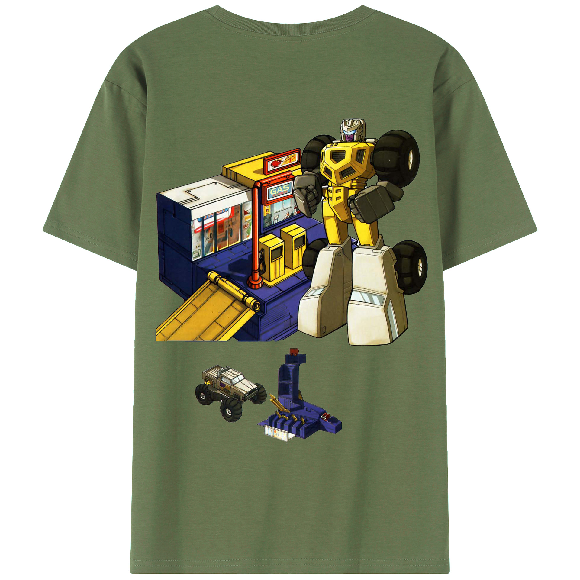 （画像用）  綿100％ メンズ半袖Tシャツ（バックプリント） 通気性